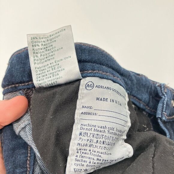 AG Jeans | Prima Cigarette dark wash mid-ride Jeans | size 27 - Picture 6 of 10